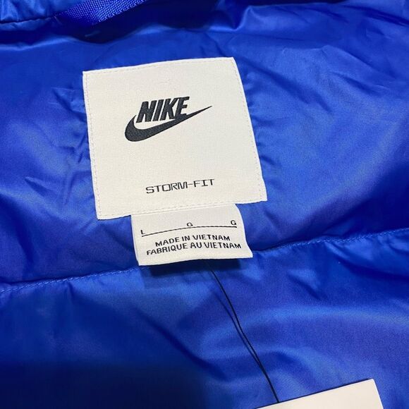 Nike Sportswear Storm-FIT Windrunner Puffer Blue Jacket DR9605-480 Mens size L - Picture 7 of 9